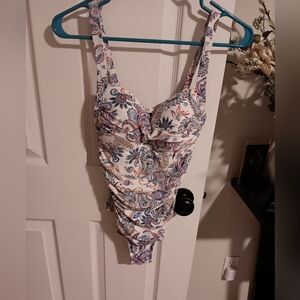 Niptuck Paisley One-Piece Multi-Colored Swimsuit. 6